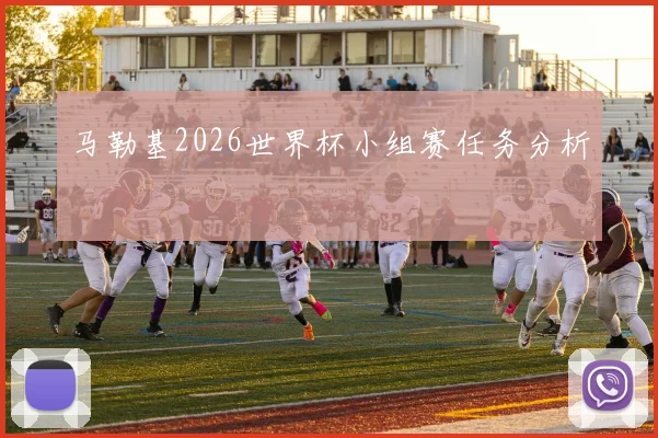 马勒基2026世界杯小组赛任务分析