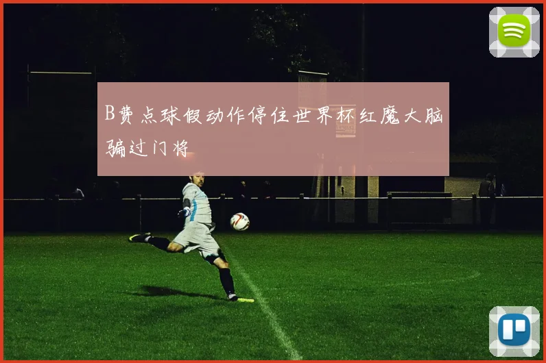 B费点球假动作停住世界杯红魔大脑骗过门将