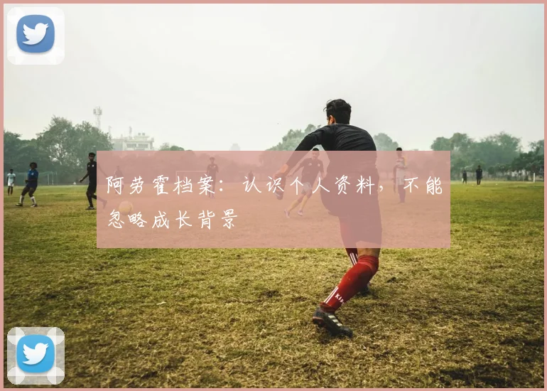 阿劳霍档案：认识个人资料，不能忽略成长背景